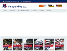 Tablet Screenshot of hilee.nl